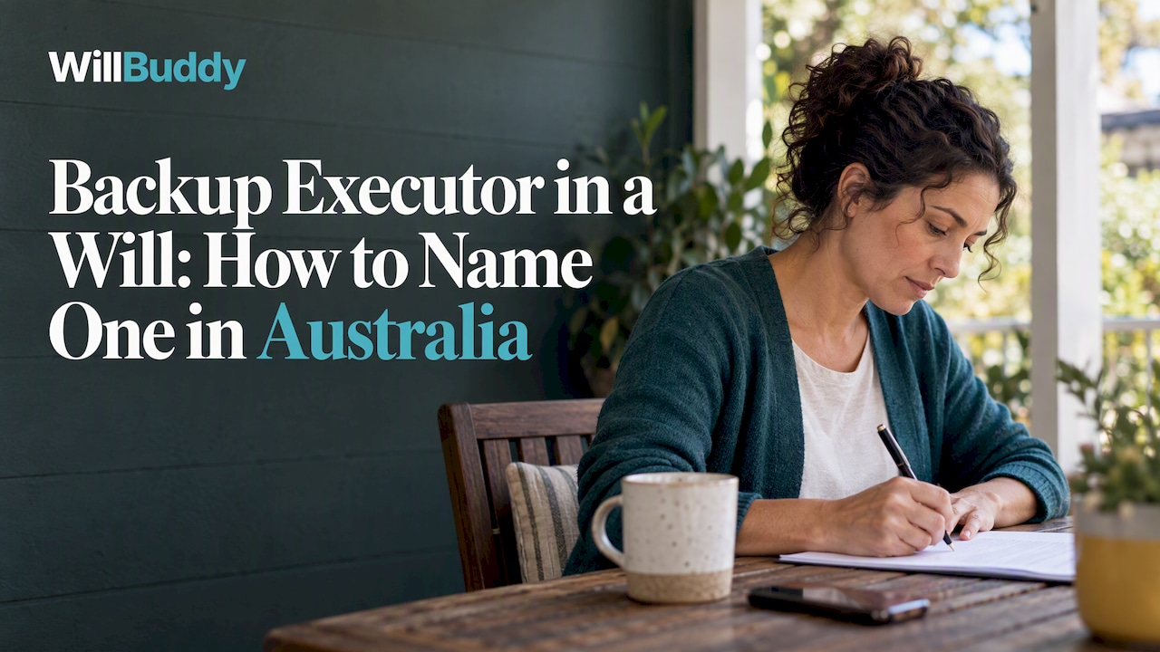 Parent recording a substitute executor in a will