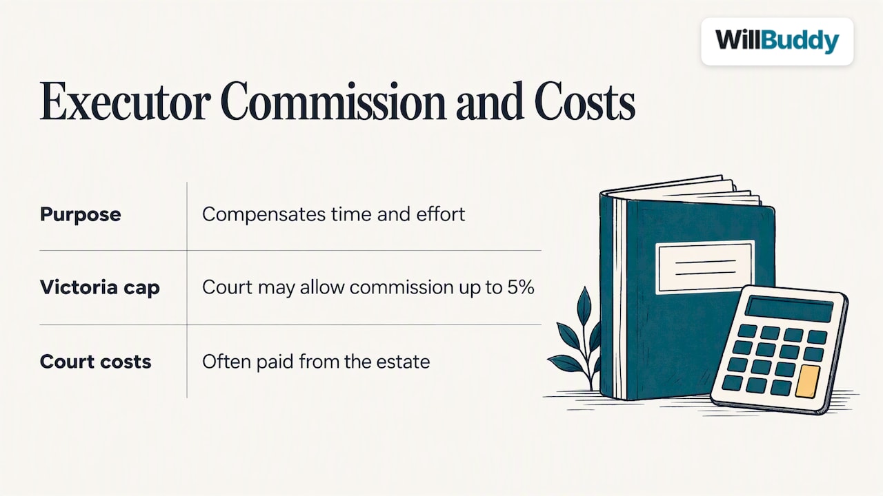 Can an executor be paid? Overview diagram