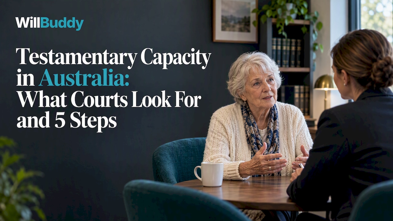 Older person discussing will capacity with solicitor